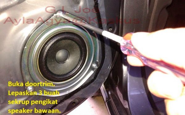 Mengganti Speaker Ayla
